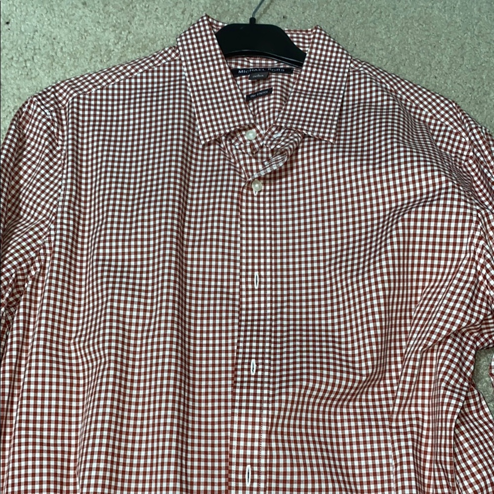 Men's Red Checkered Shirt